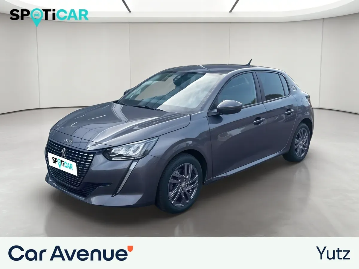 Peugeot 208 gris d'occasion