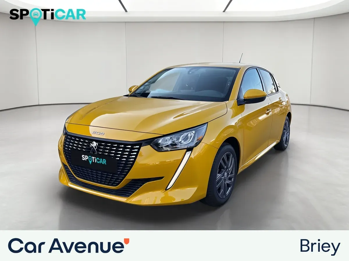 Peugeot 208 teinte m. jaune faro d'occasion