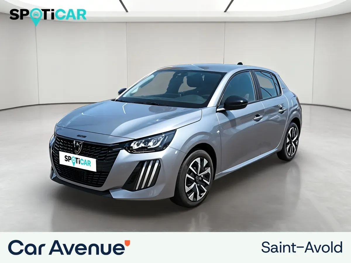 Peugeot 208 gris d'occasion