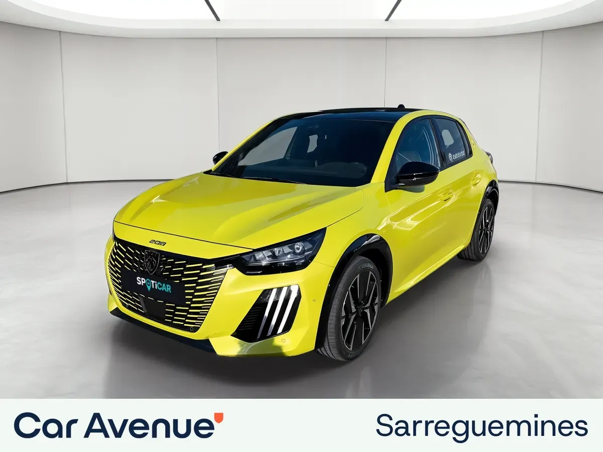 Peugeot 208 jaune agueda (m) neuf