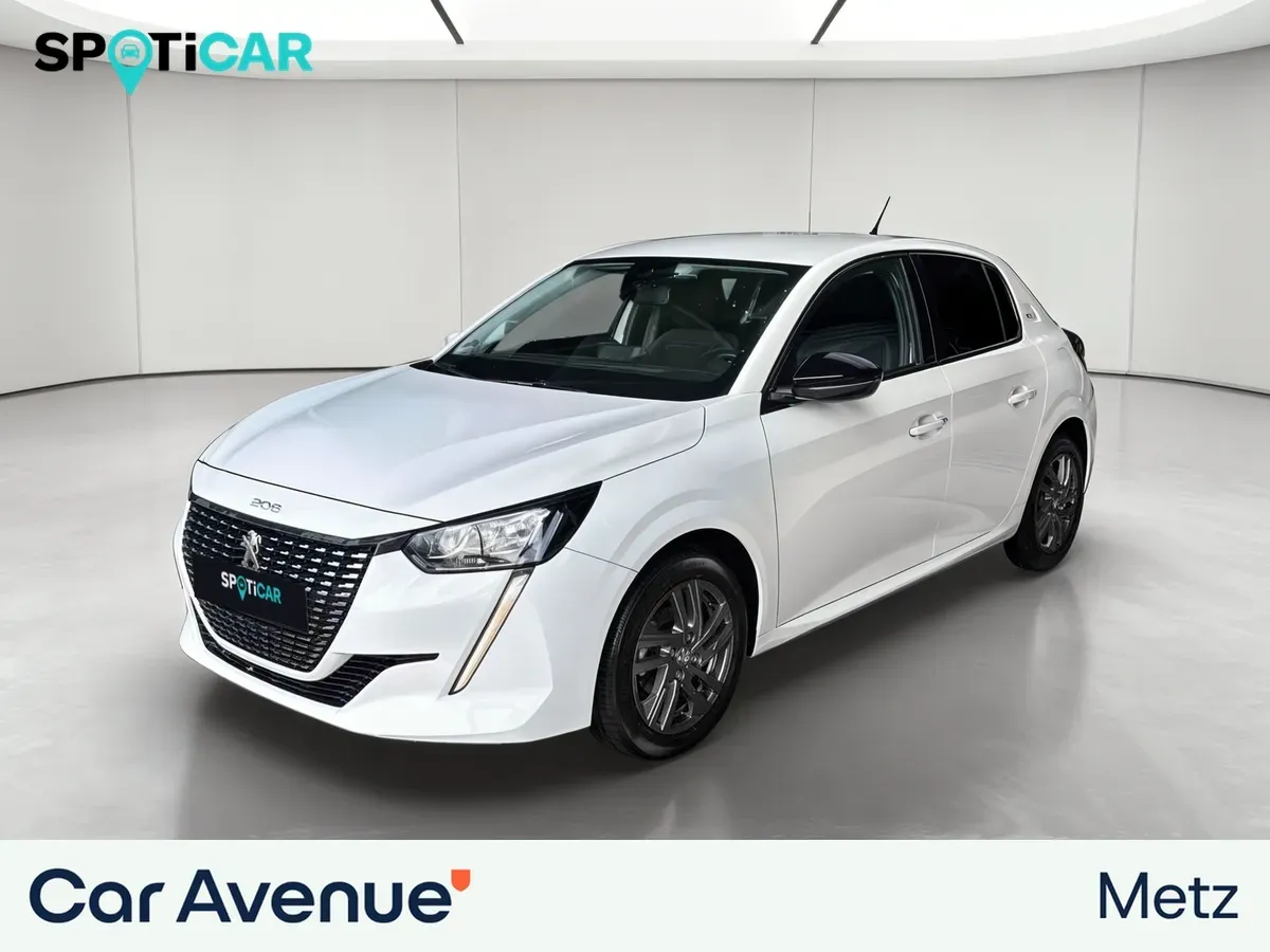 Peugeot 208 teinte opaque blanc banquise d'occasion
