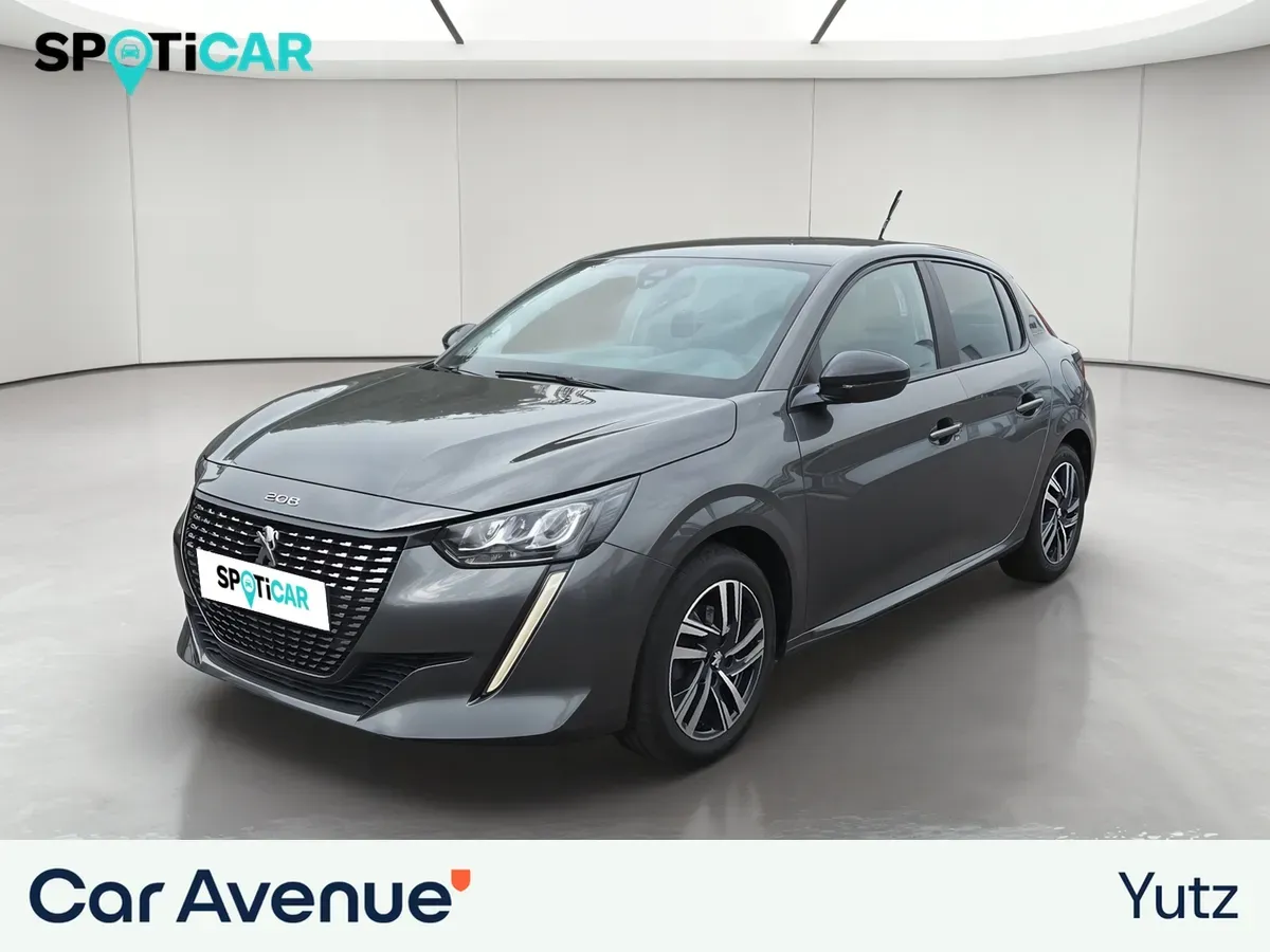 Peugeot 208 gris platinium p. m. d'occasion