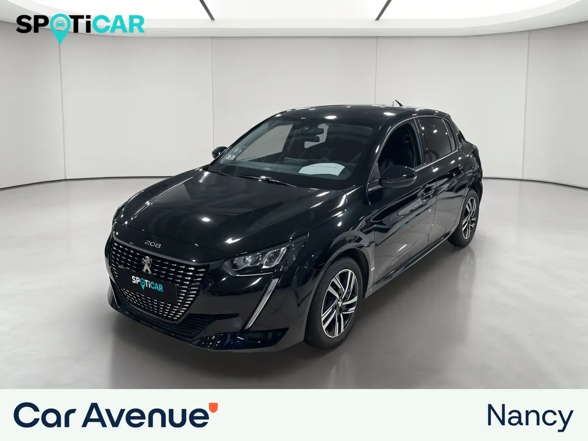 Peugeot 208 noir d'occasion
