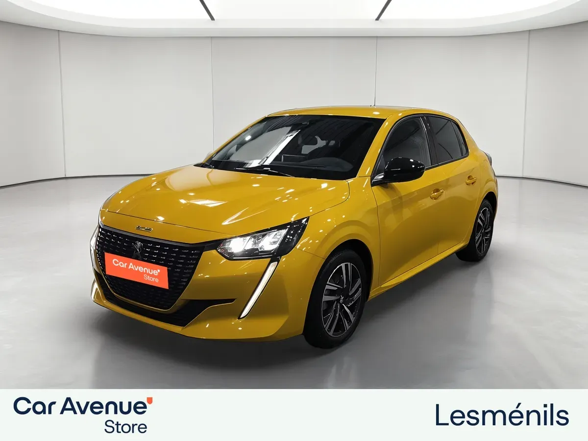 Peugeot 208 jaune d'occasion