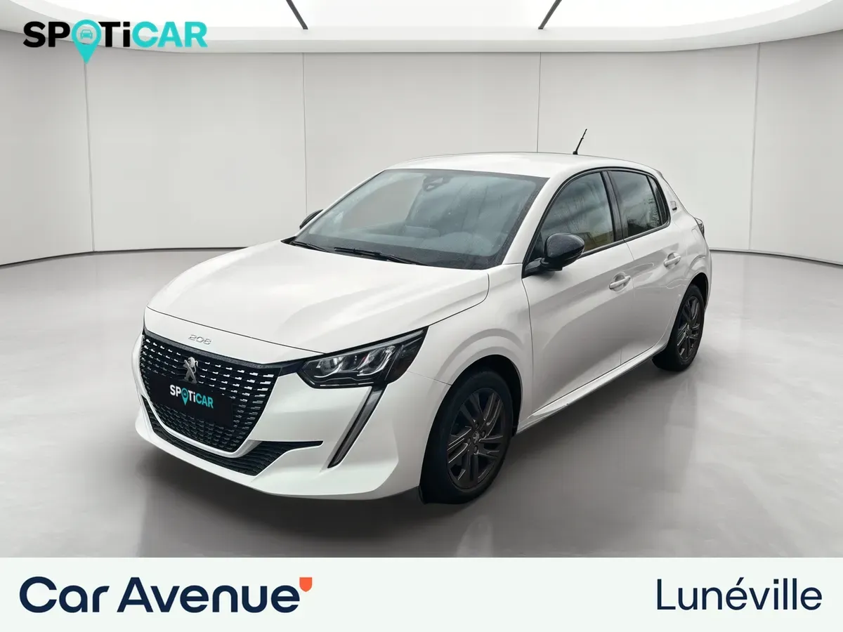 Peugeot 208 blanc d'occasion