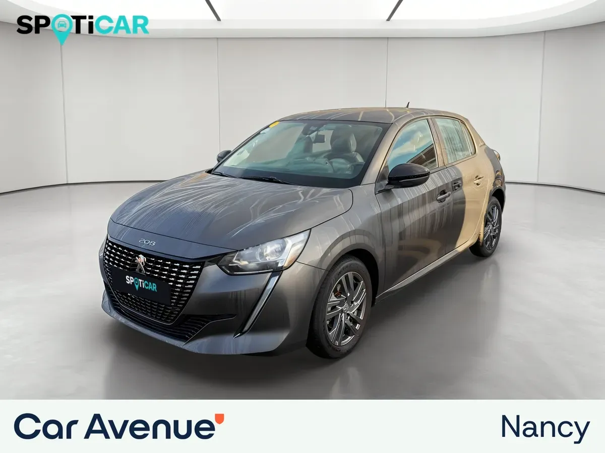 Peugeot 208 gris d'occasion