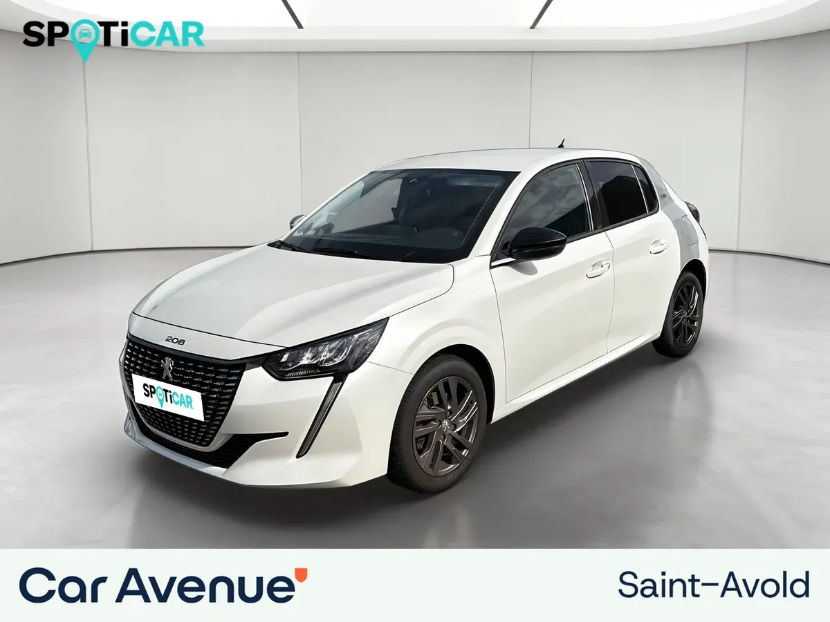 Peugeot 208 teinte spéciale blanc nacré d'occasion