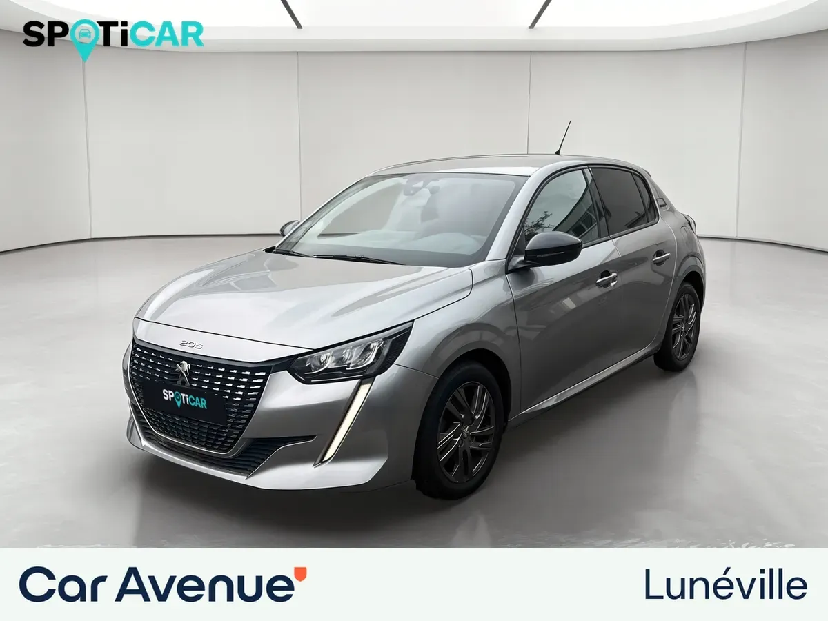 Peugeot 208 gris d'occasion