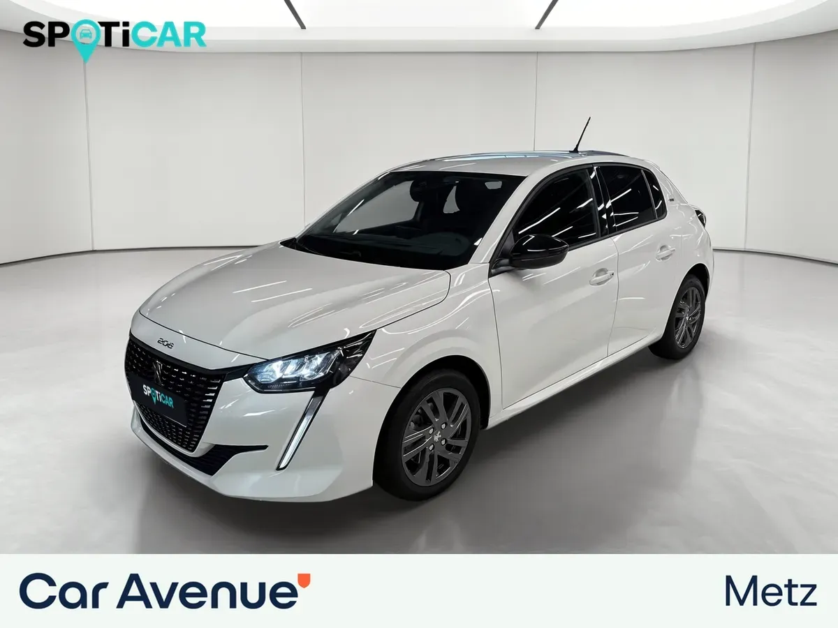 Peugeot 208 blanc d'occasion
