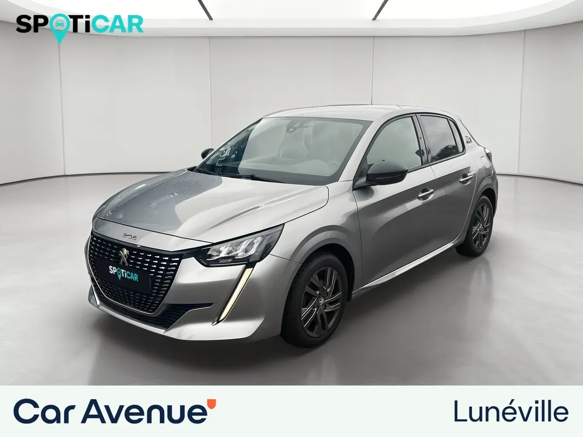 Peugeot 208 gris d'occasion