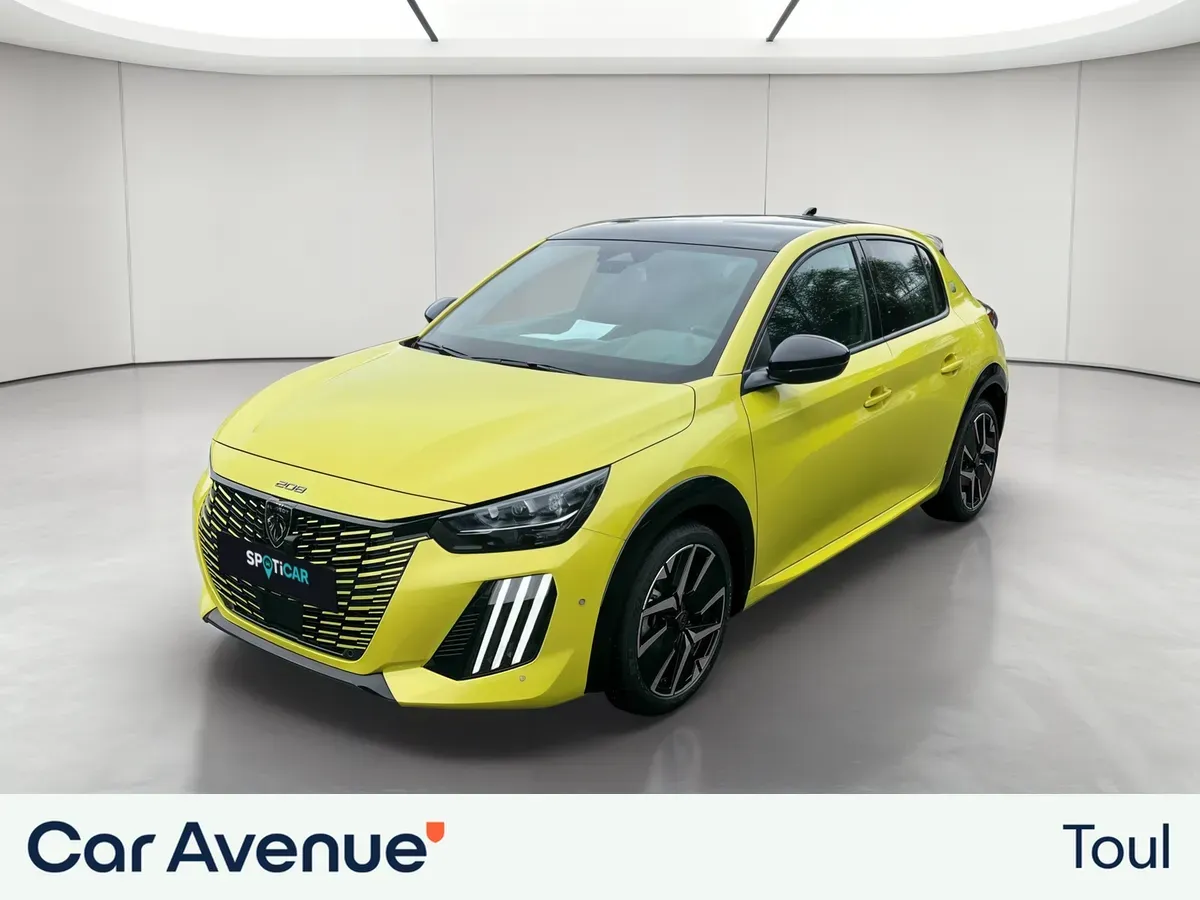 Peugeot 208 jaune agueda neuf
