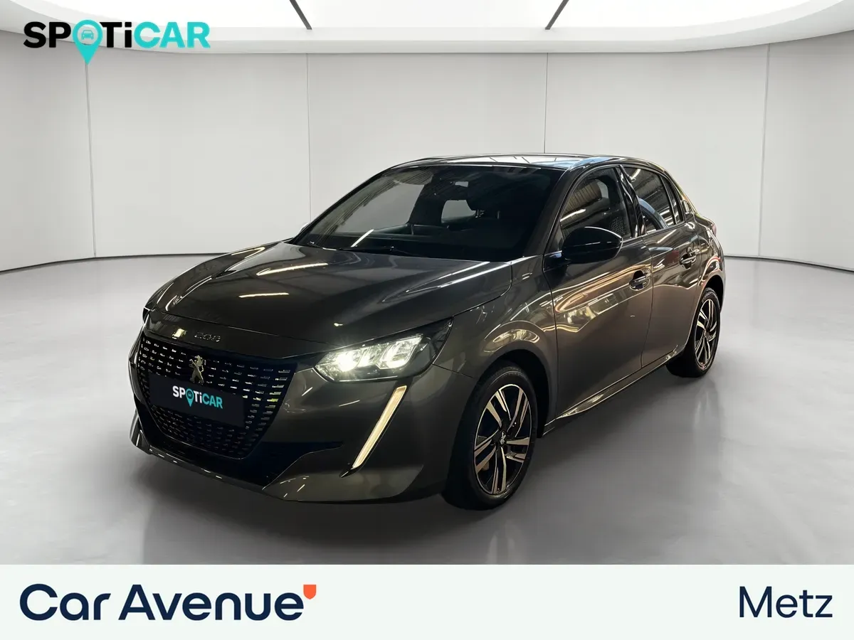 Peugeot 208 gris d'occasion