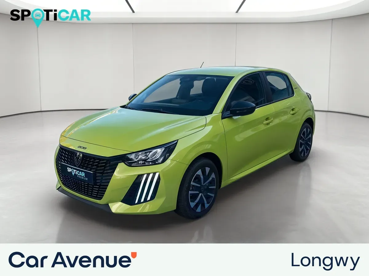 Peugeot 208 jaune d'occasion