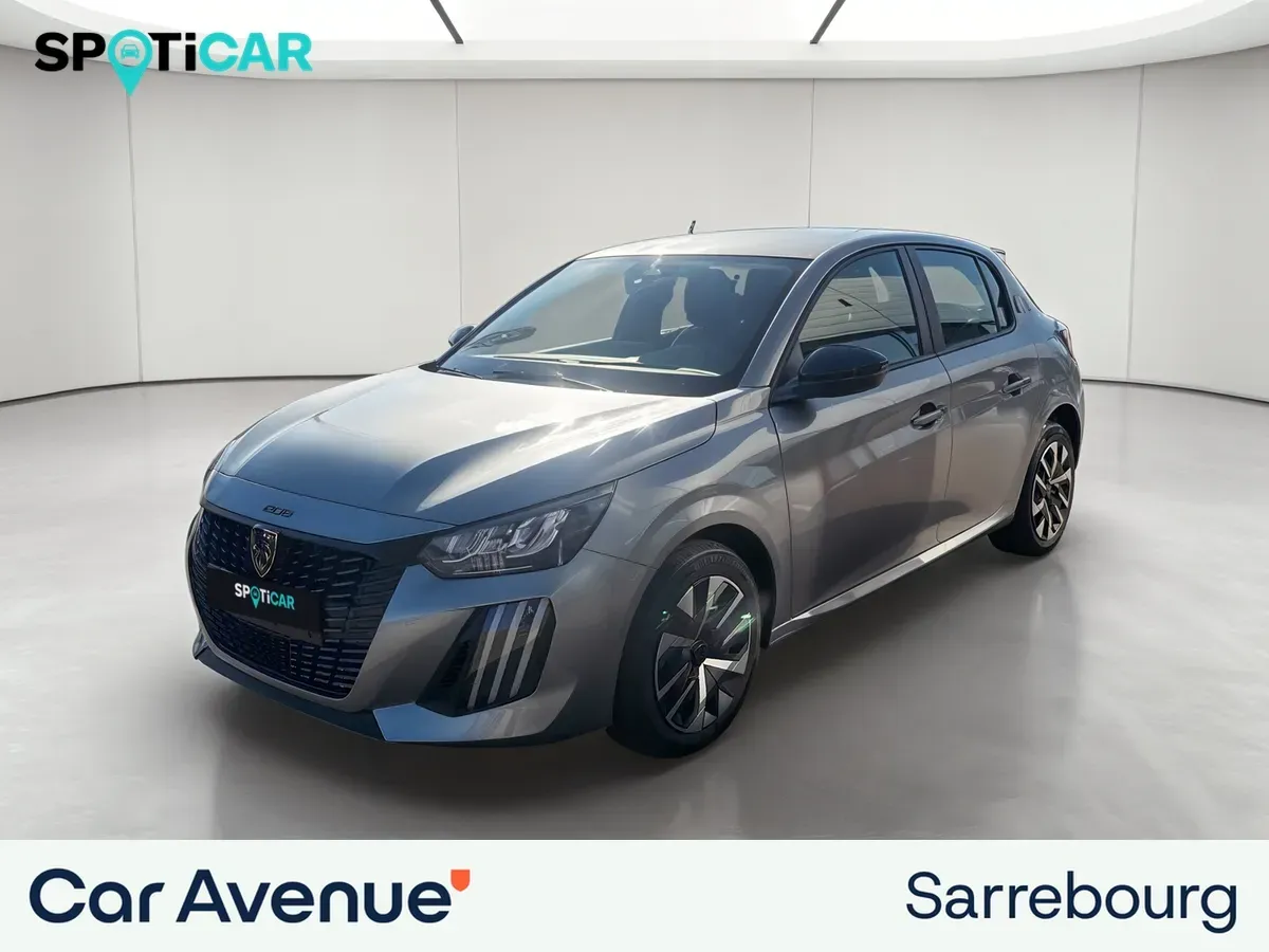 Peugeot 208 gris artense neuf