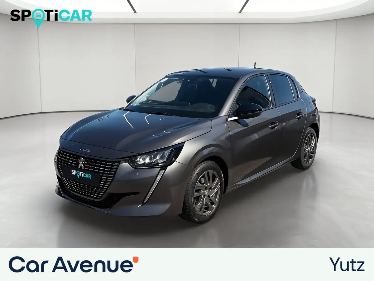 Peugeot 208 gris platinium p. m. d'occasion
