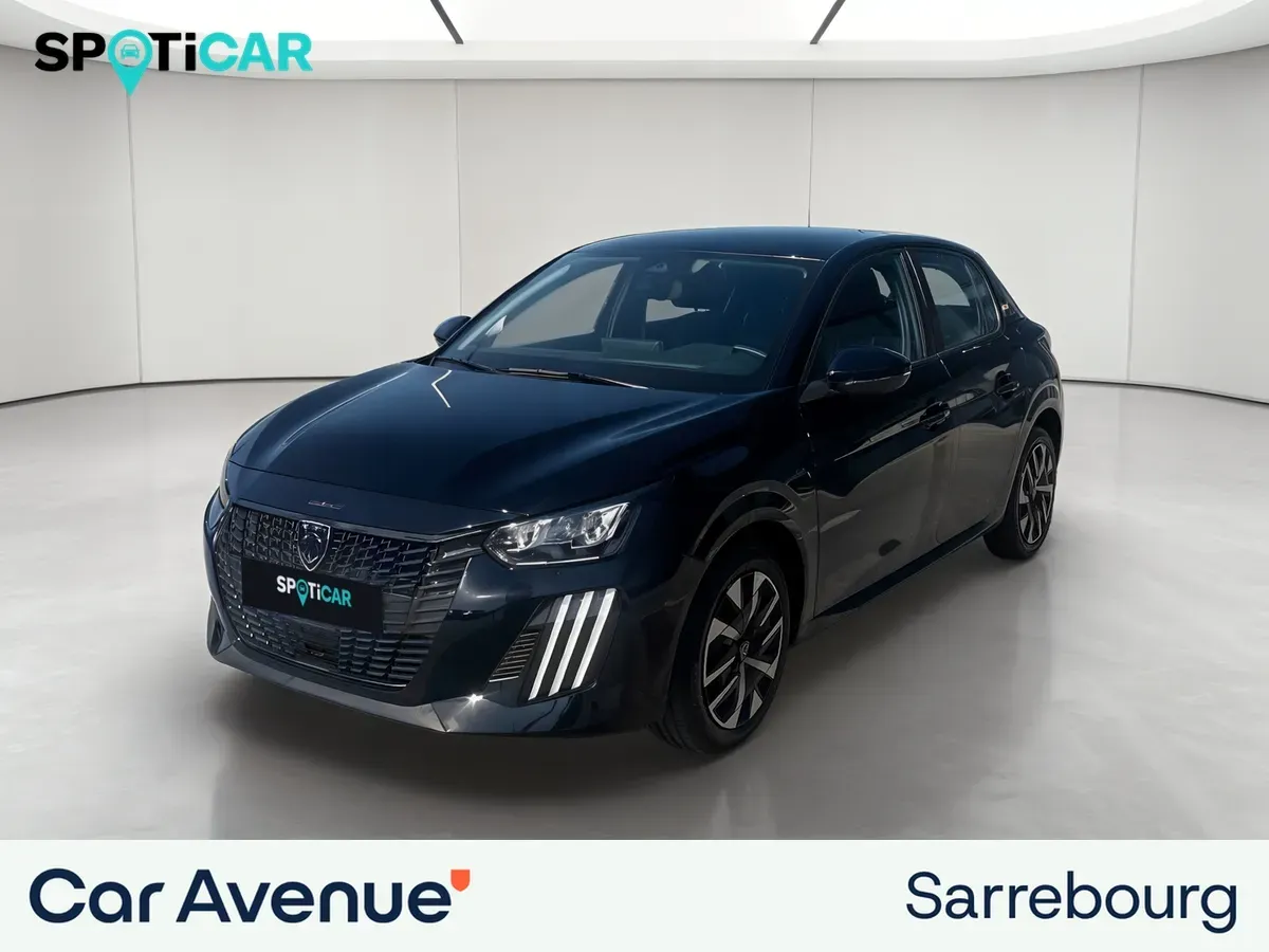 Peugeot 208 noir d'occasion