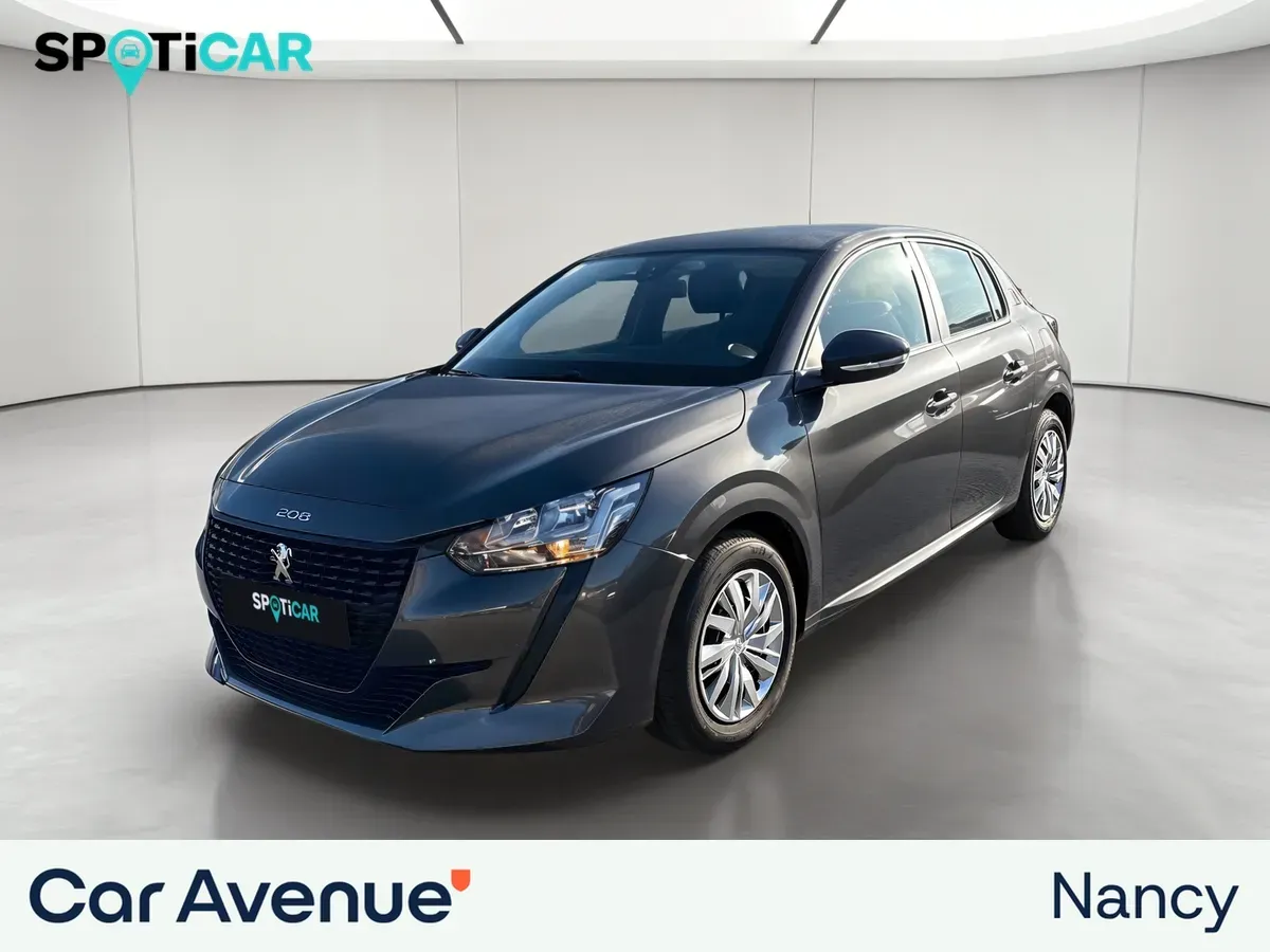 Peugeot 208 gris d'occasion
