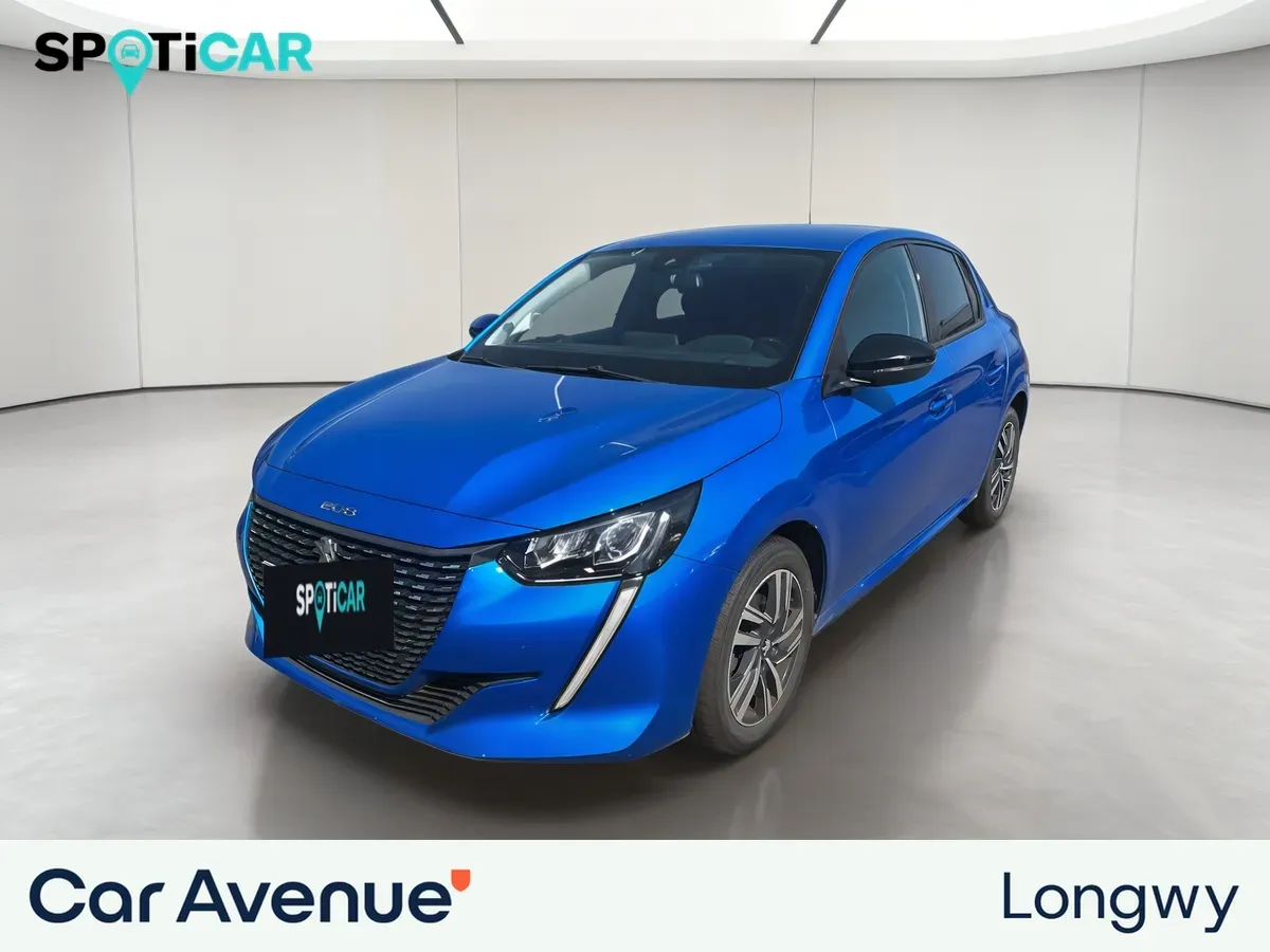 Peugeot 208 bleu d'occasion
