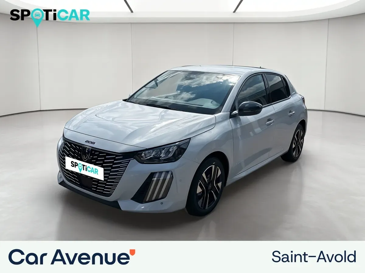 Peugeot 208 blanc d'occasion