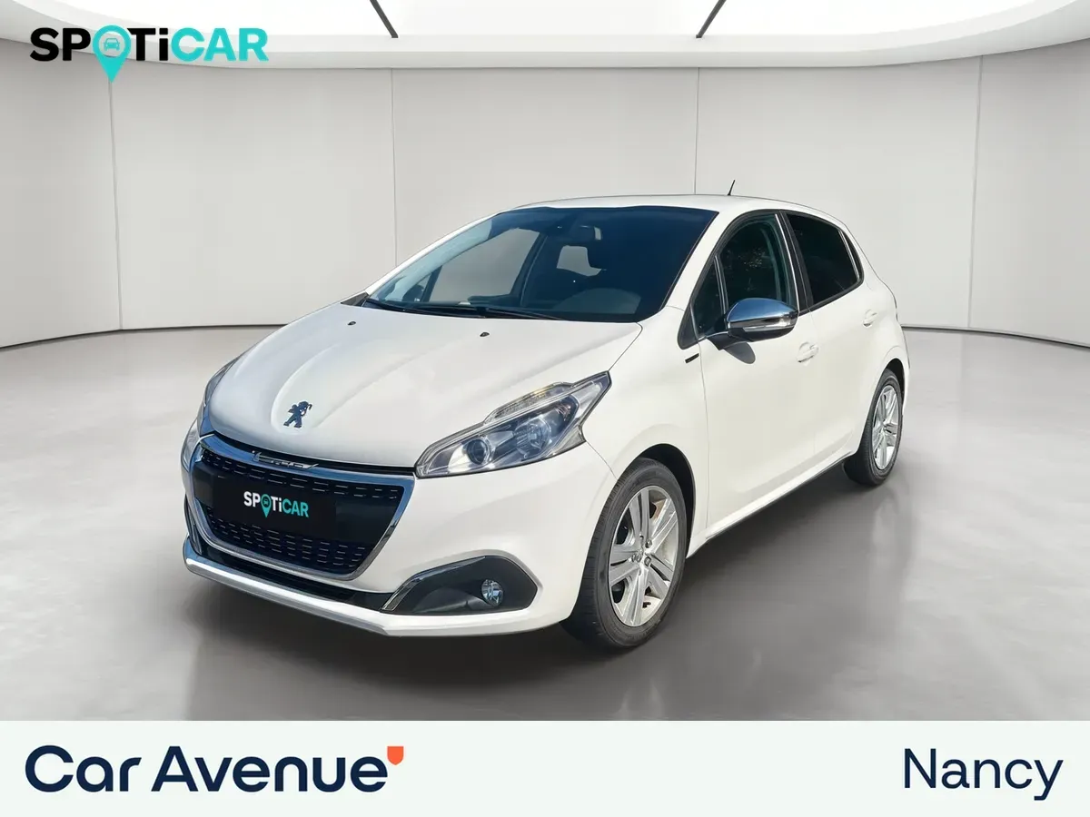 Peugeot 208 blanc banquise d'occasion