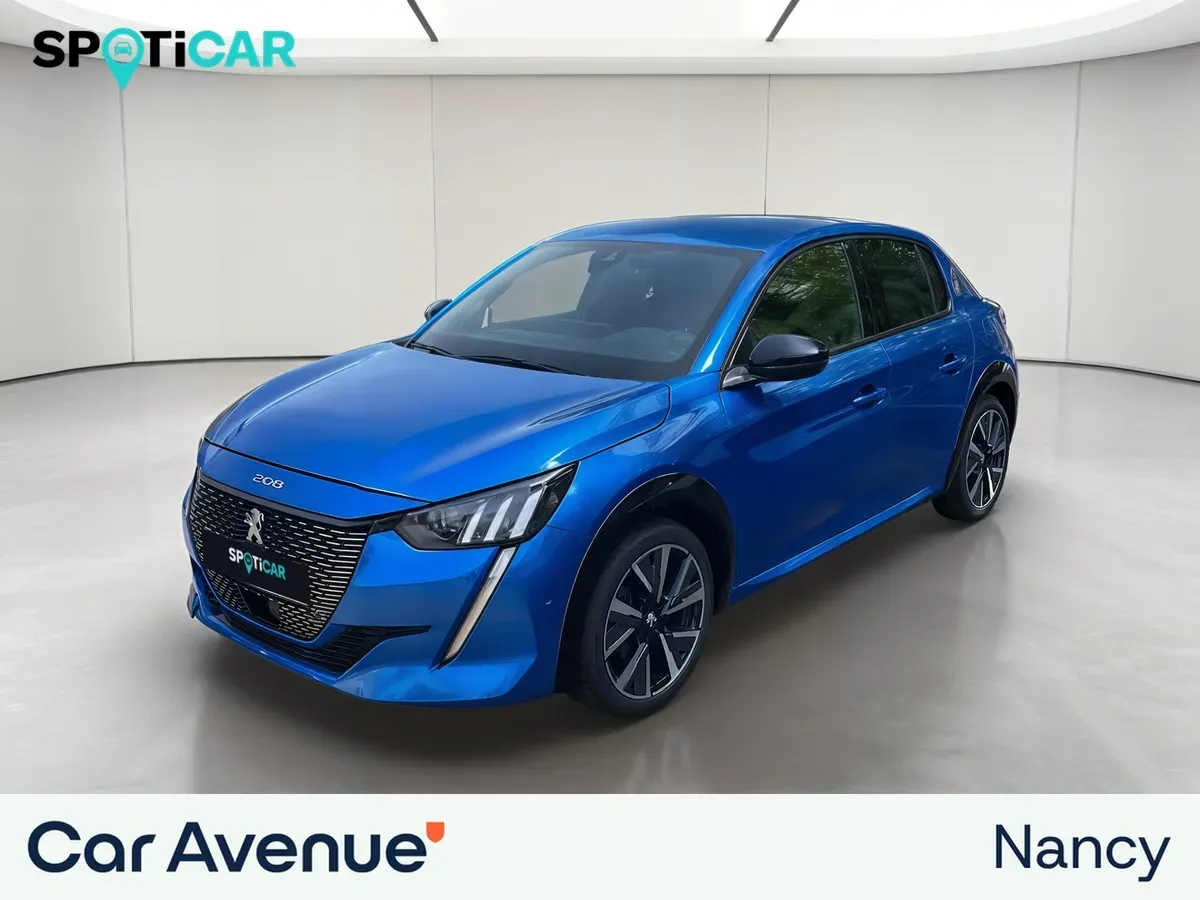 Peugeot 208 bleu vertigo (v) d'occasion