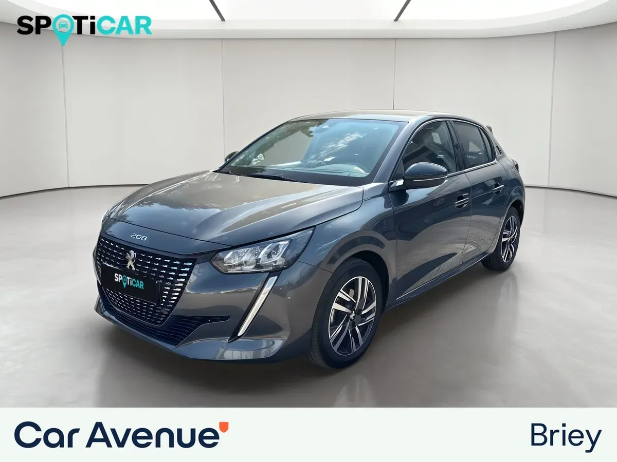 Peugeot 208 gris d'occasion