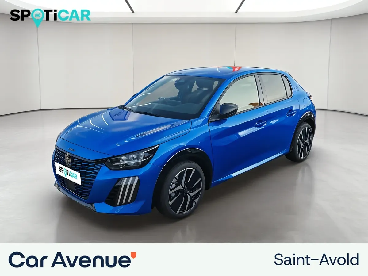 Peugeot 208 bleu d'occasion