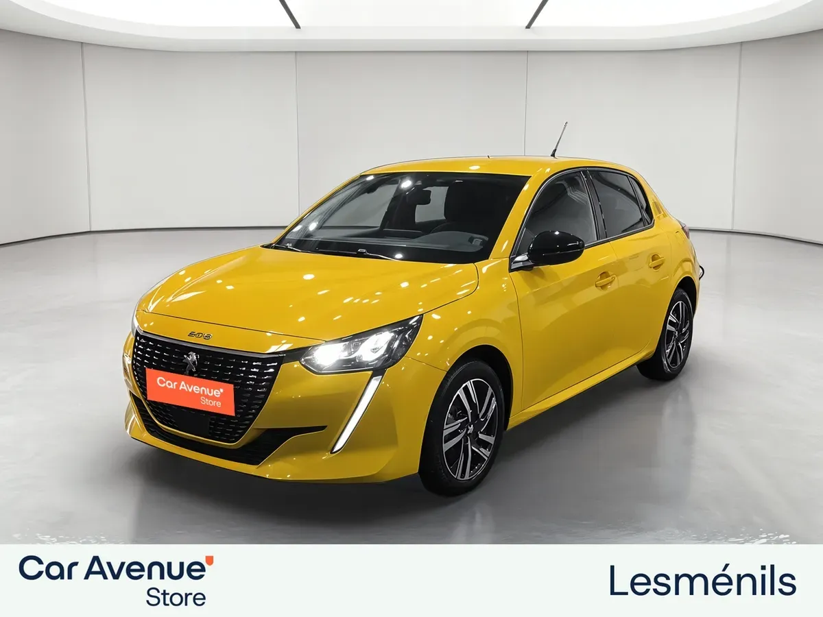 Peugeot 208 jaune d'occasion