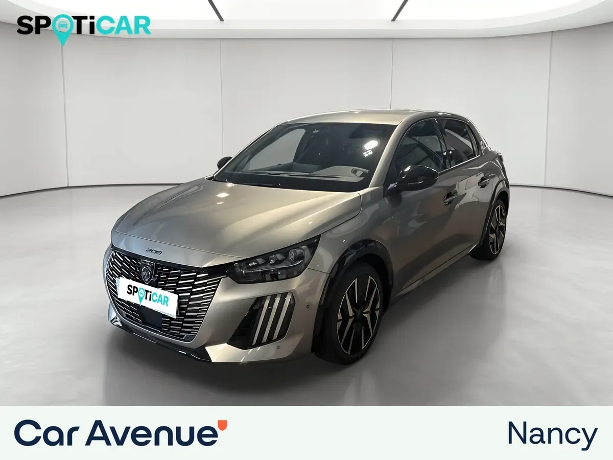 Peugeot 208 gris artense neuf
