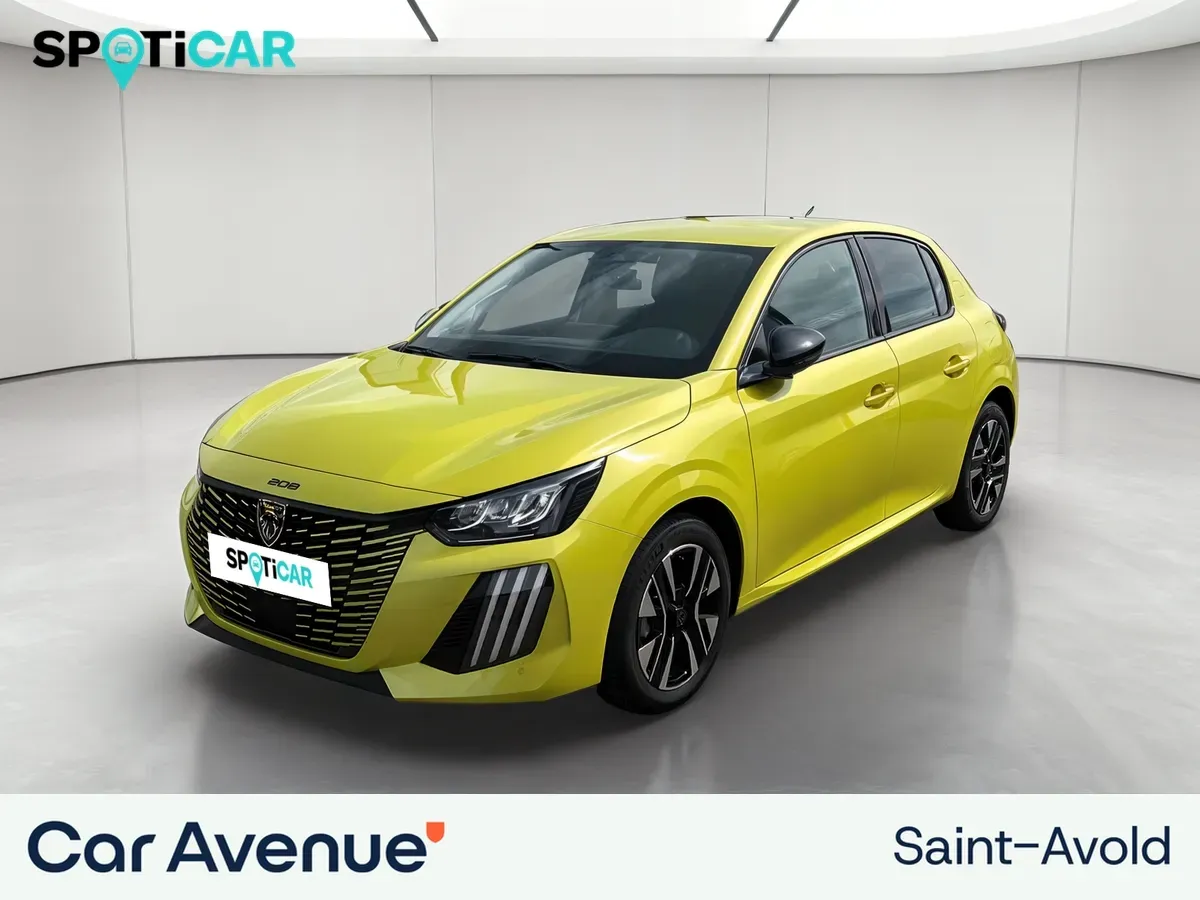 Peugeot 208 teinte m. jaune agueda d'occasion