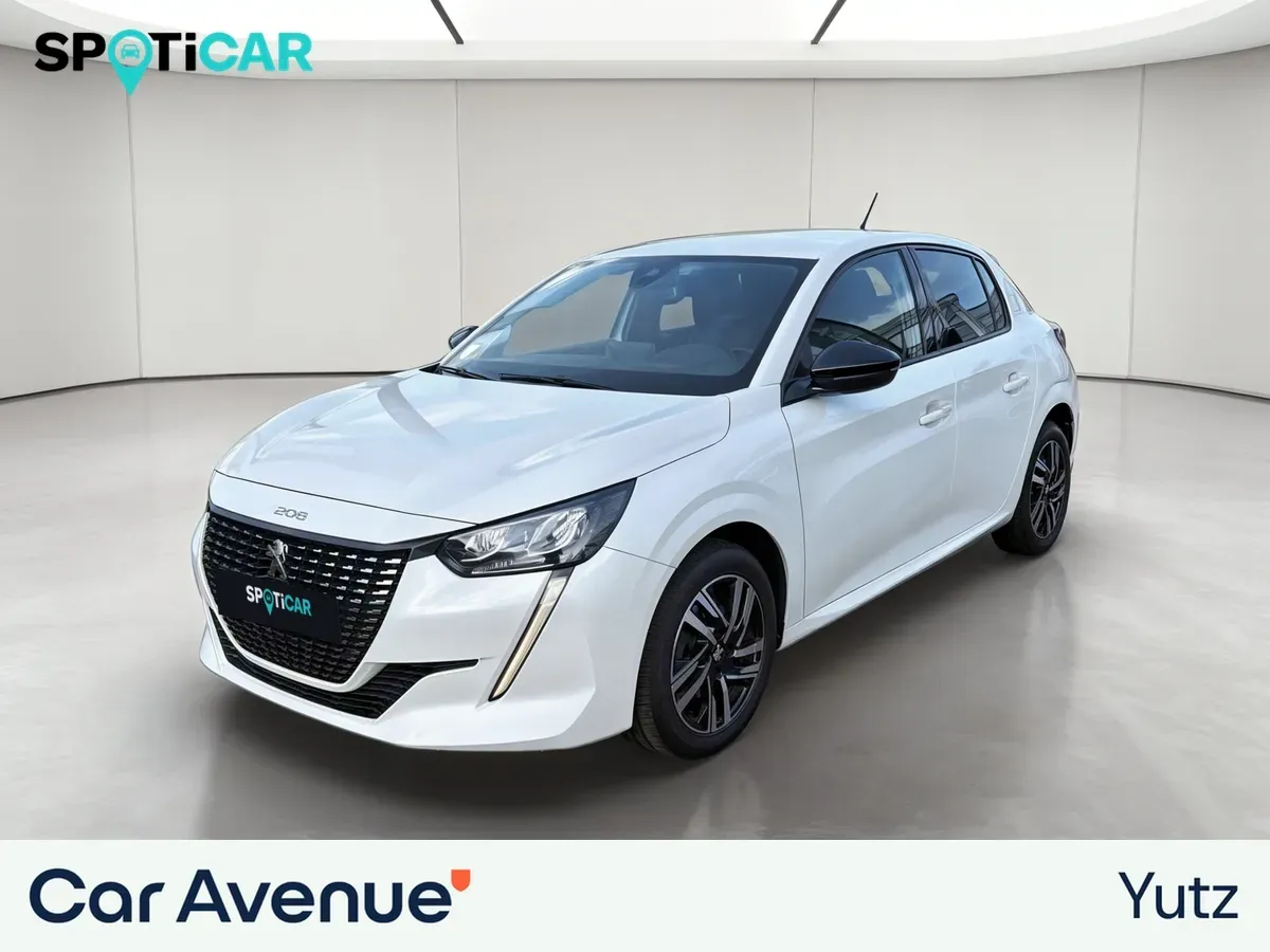 Peugeot 208 bleu d'occasion