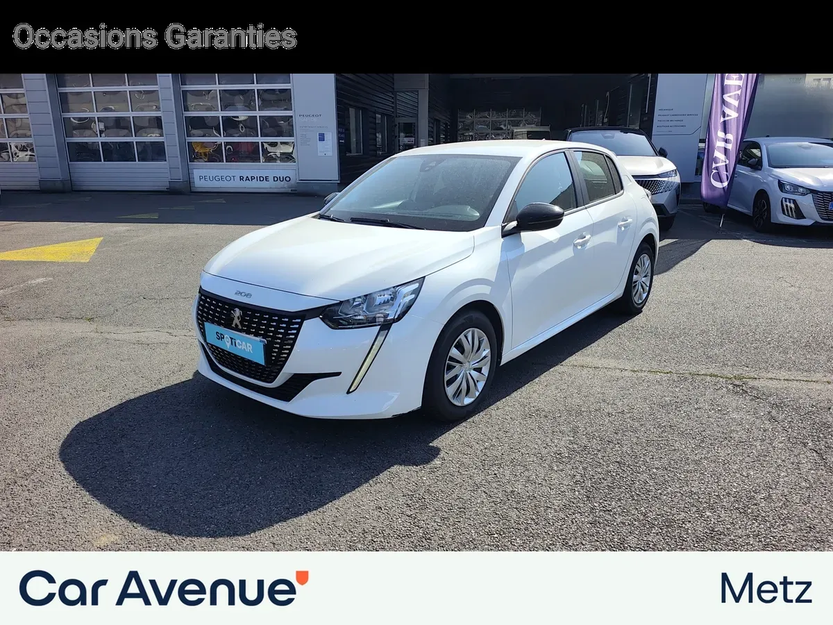 Peugeot 208 blanc banquise (o) d'occasion