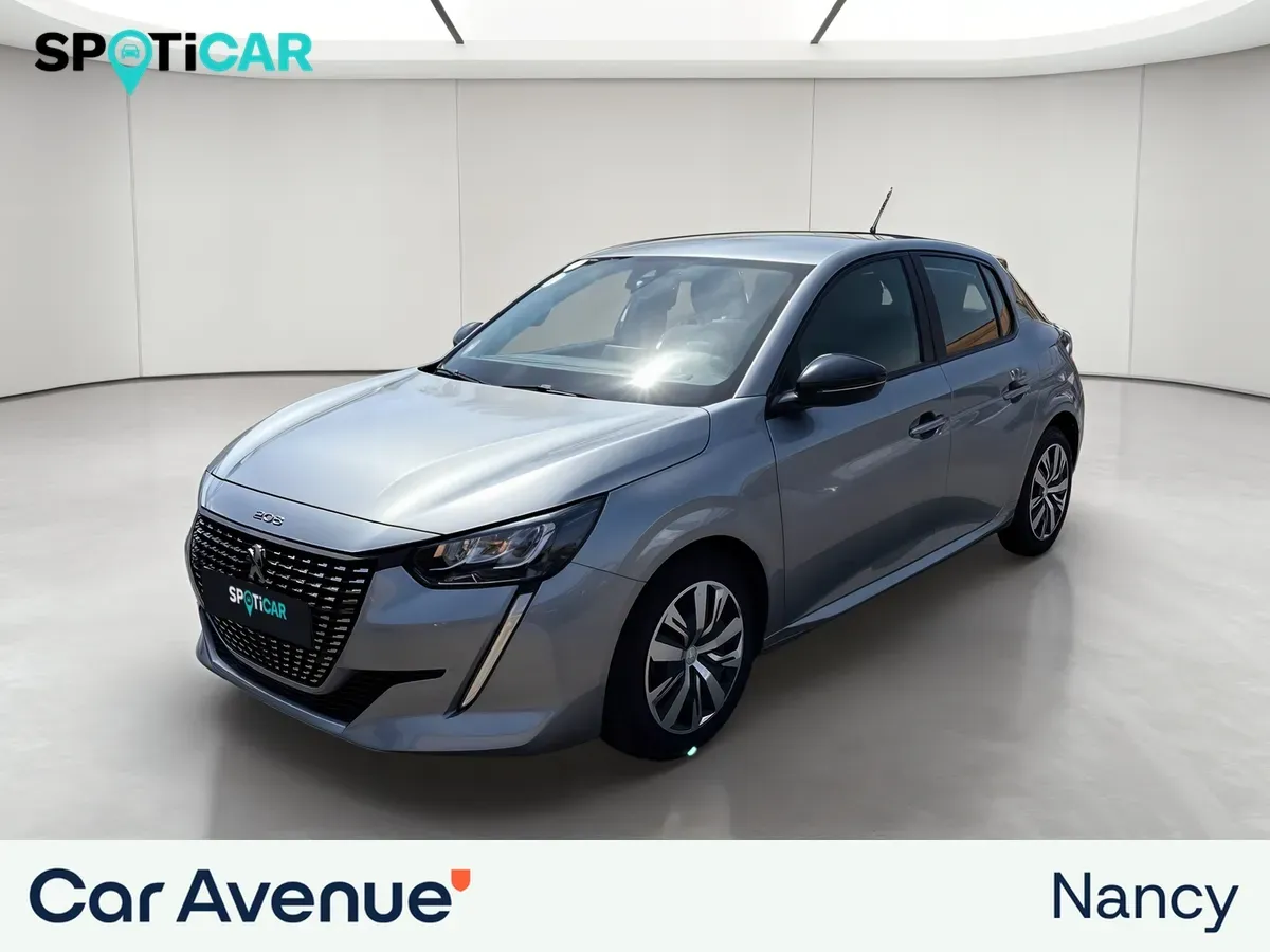 Peugeot 208 gris d'occasion