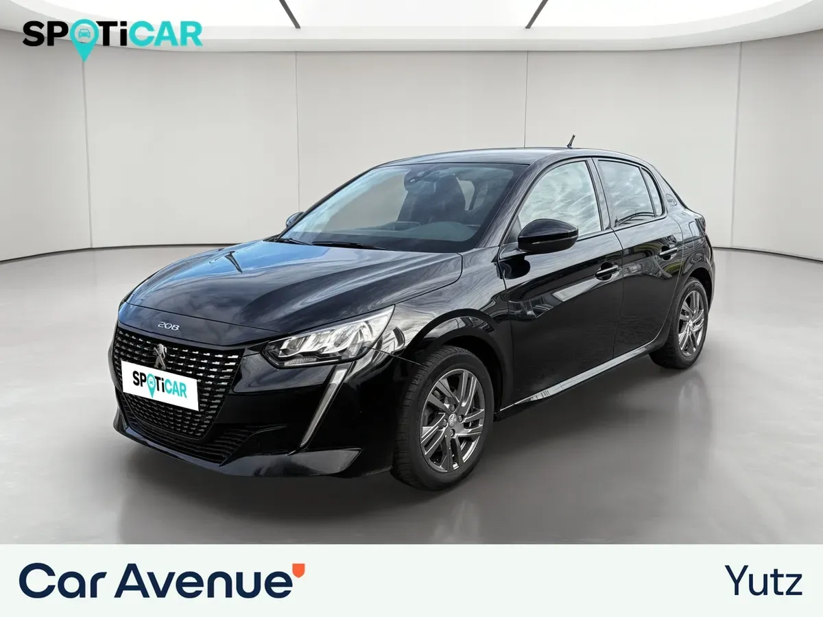 Peugeot 208 noir d'occasion