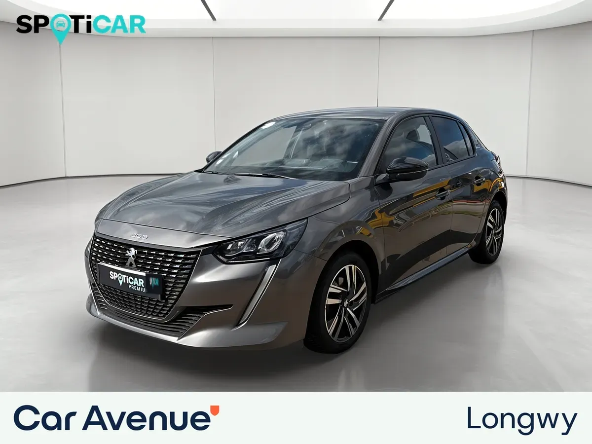 Peugeot 208 gris platinium p. m. d'occasion