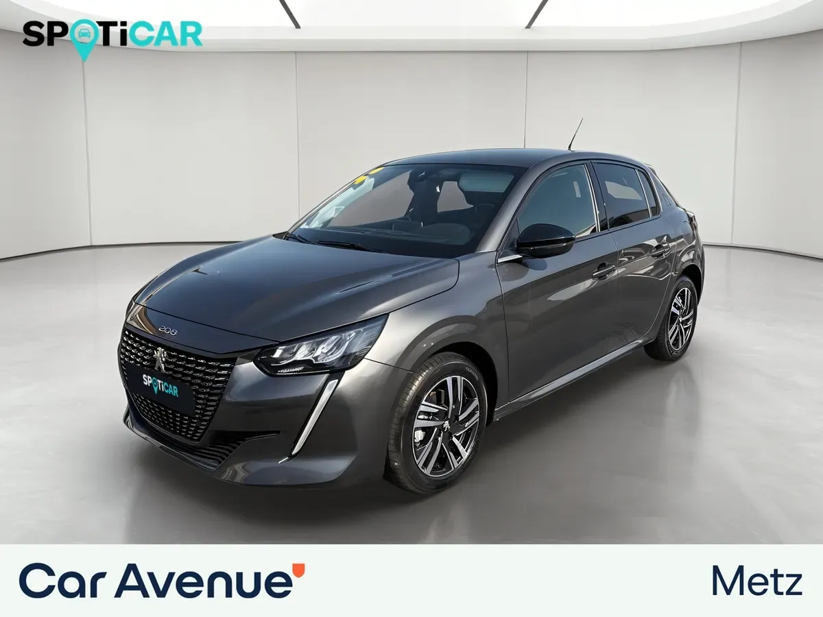Peugeot 208 gris d'occasion