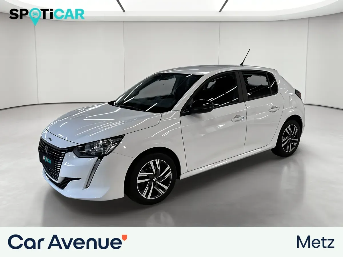 Peugeot 208 p. opaque blanc banquise d'occasion