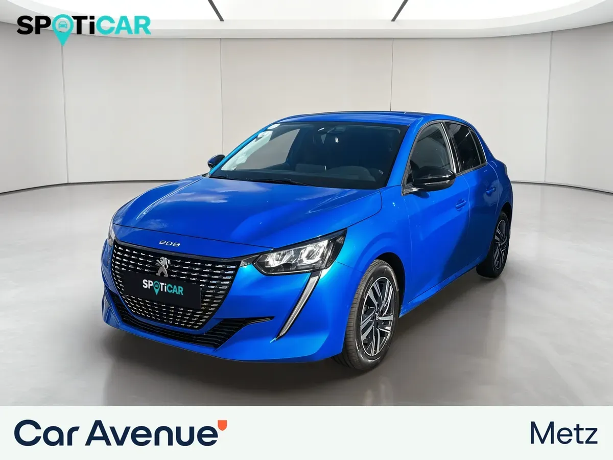 Peugeot 208 bleu d'occasion