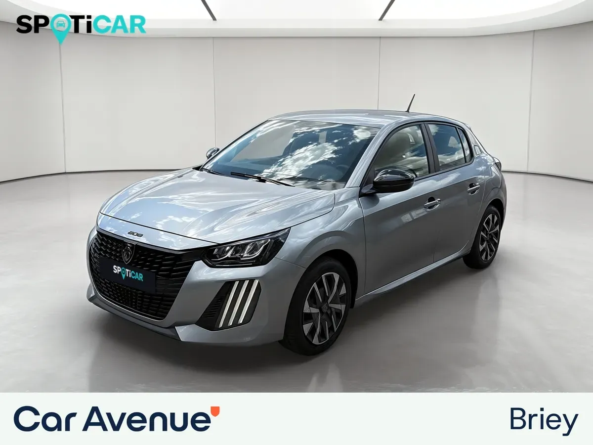 Peugeot 208 gris d'occasion