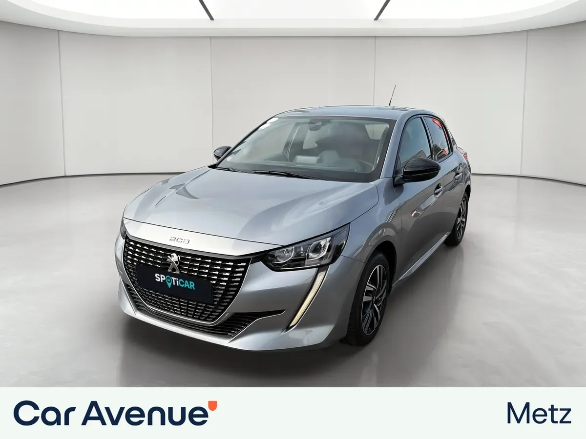 Peugeot 208 gris d'occasion