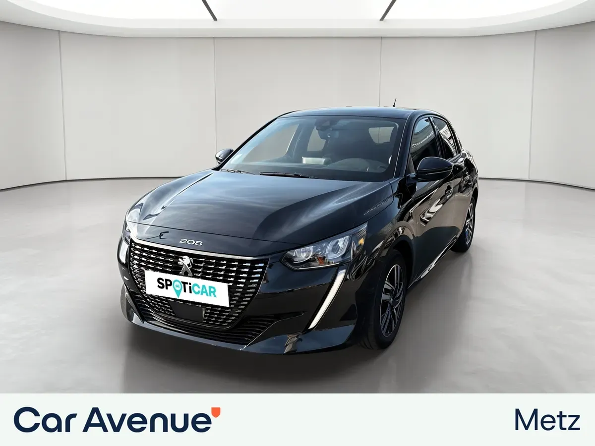 Peugeot 208 noir d'occasion