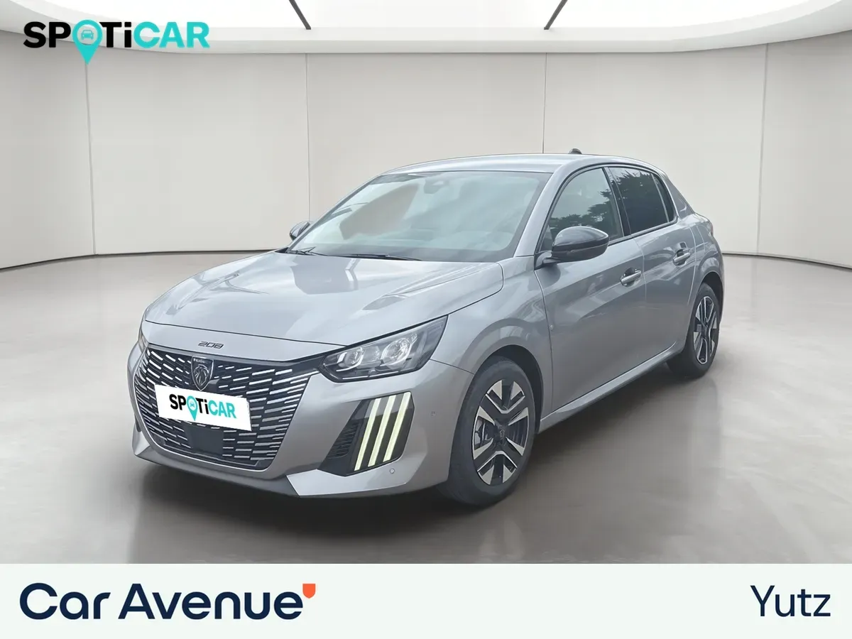 Peugeot 208 gris d'occasion