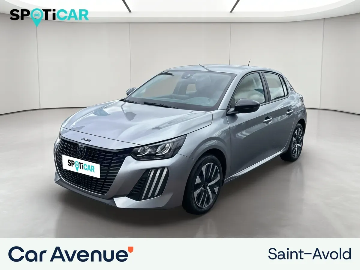 Peugeot 208 gris artense (m) d'occasion