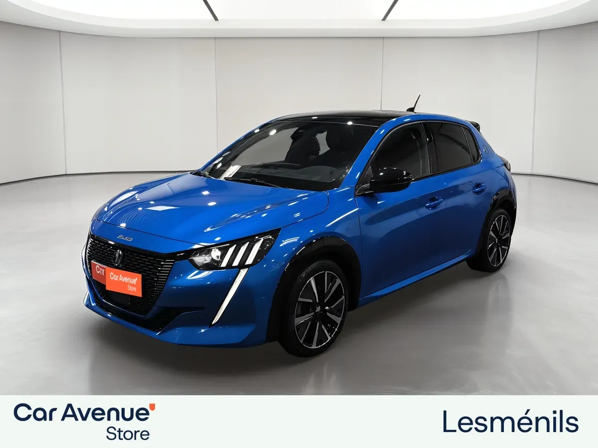 Peugeot 208 bleu vertigo (v) d'occasion