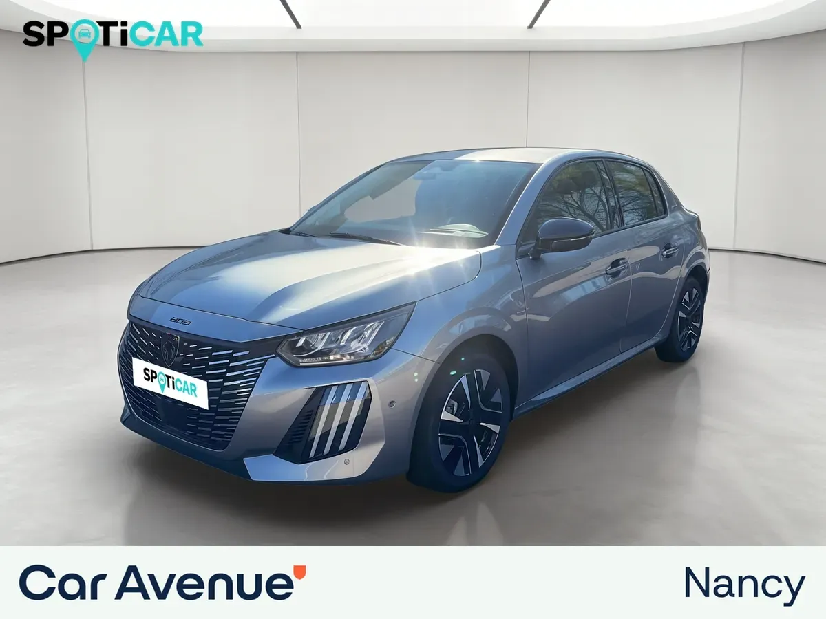 Peugeot 208 gris d'occasion