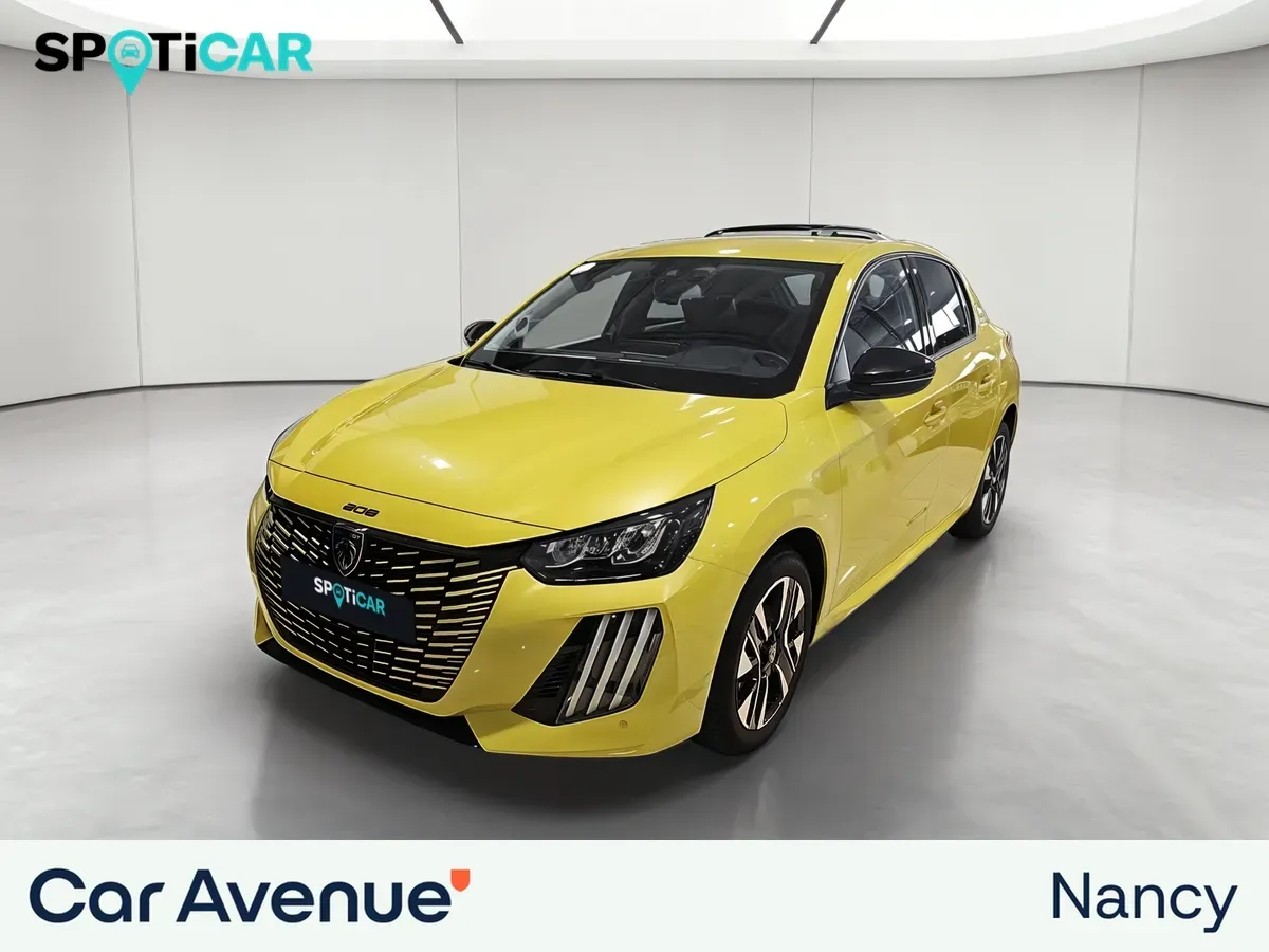 Peugeot 208 teinte m. jaune agueda d'occasion