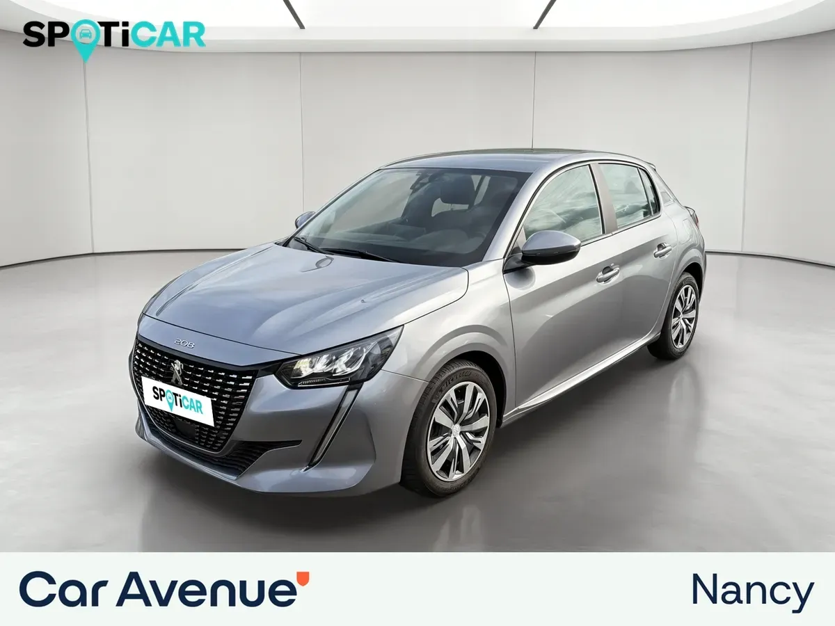 Peugeot 208 gris d'occasion