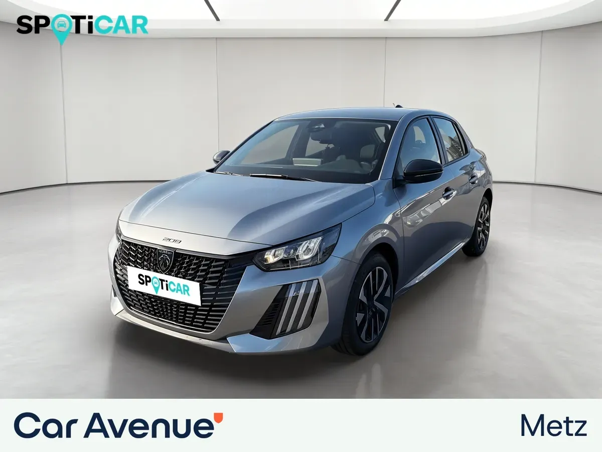 Peugeot 208 gris artense neuf