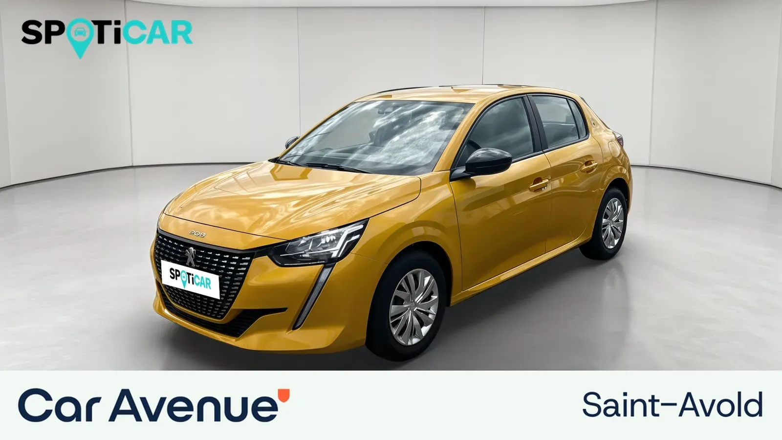 Peugeot 208 teinte m. jaune faro d'occasion