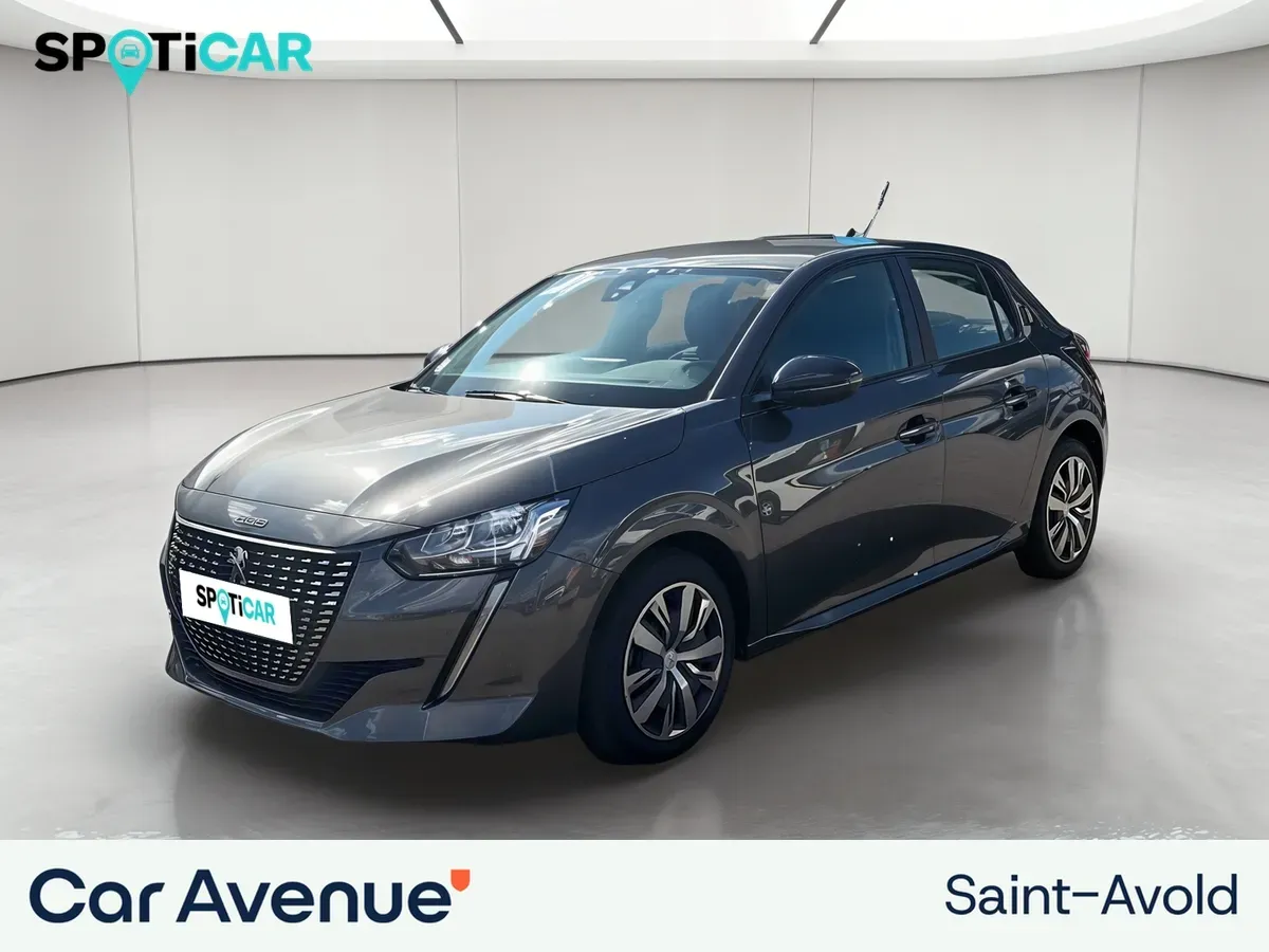 Peugeot 208 gris platinium p. m. d'occasion